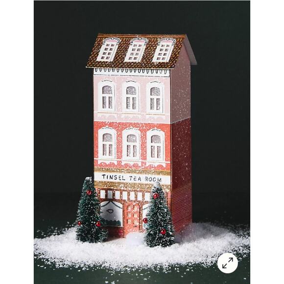 Anthropologie George & Viv Light-Up Tinsel Tea Room - Picture 1 of 4